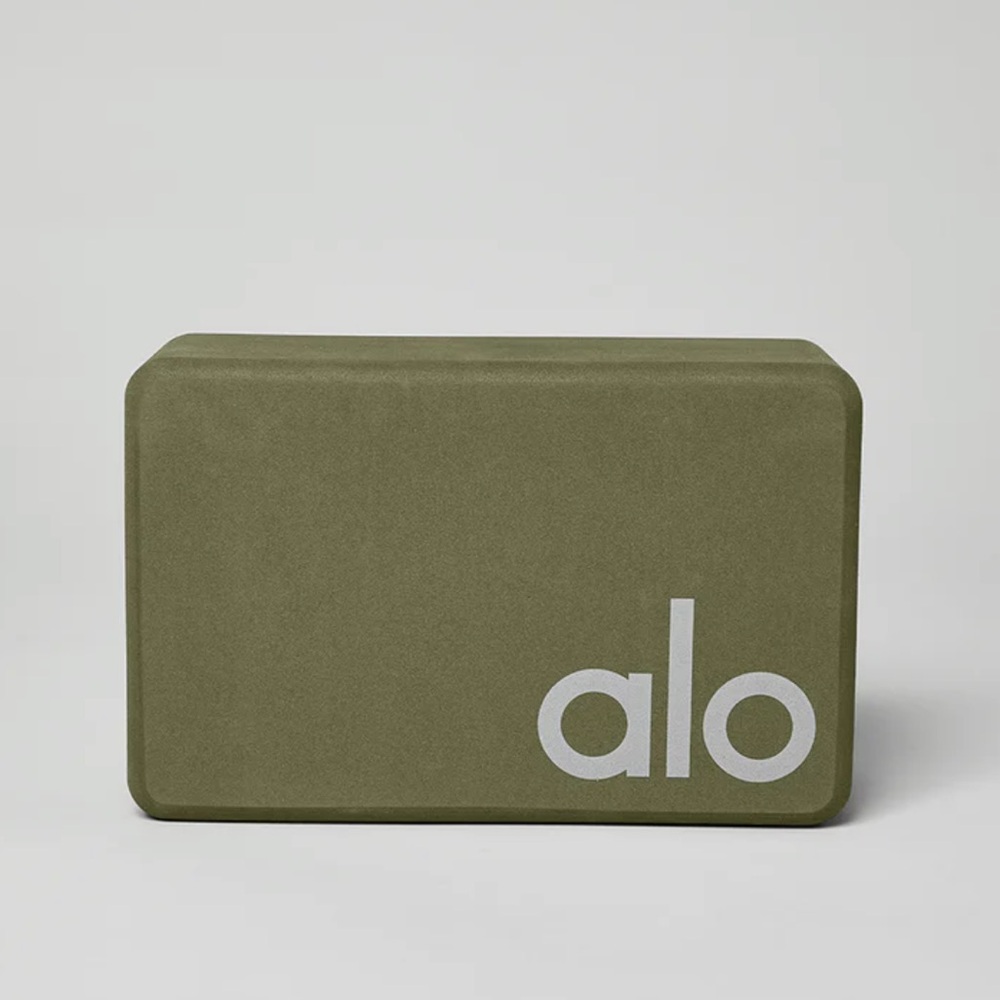 Alo Yoga Block in Olive Green